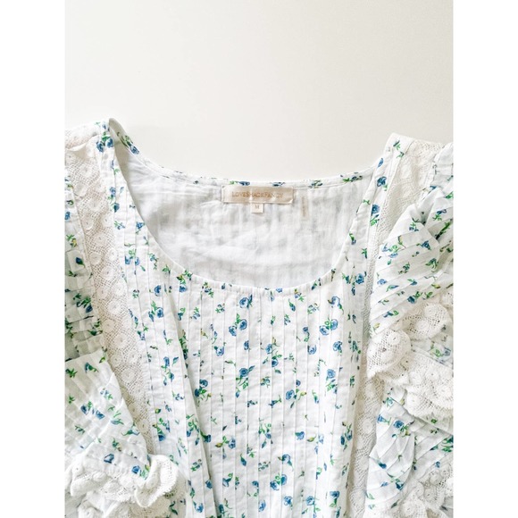 LoveShackFancy Roberta Dress in Bonnet Blue Size Medium - Picture 5 of 10